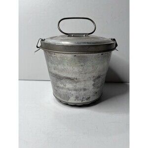 Vintage Pudding Bundt Cake Tin With Lid  Made In West Germany